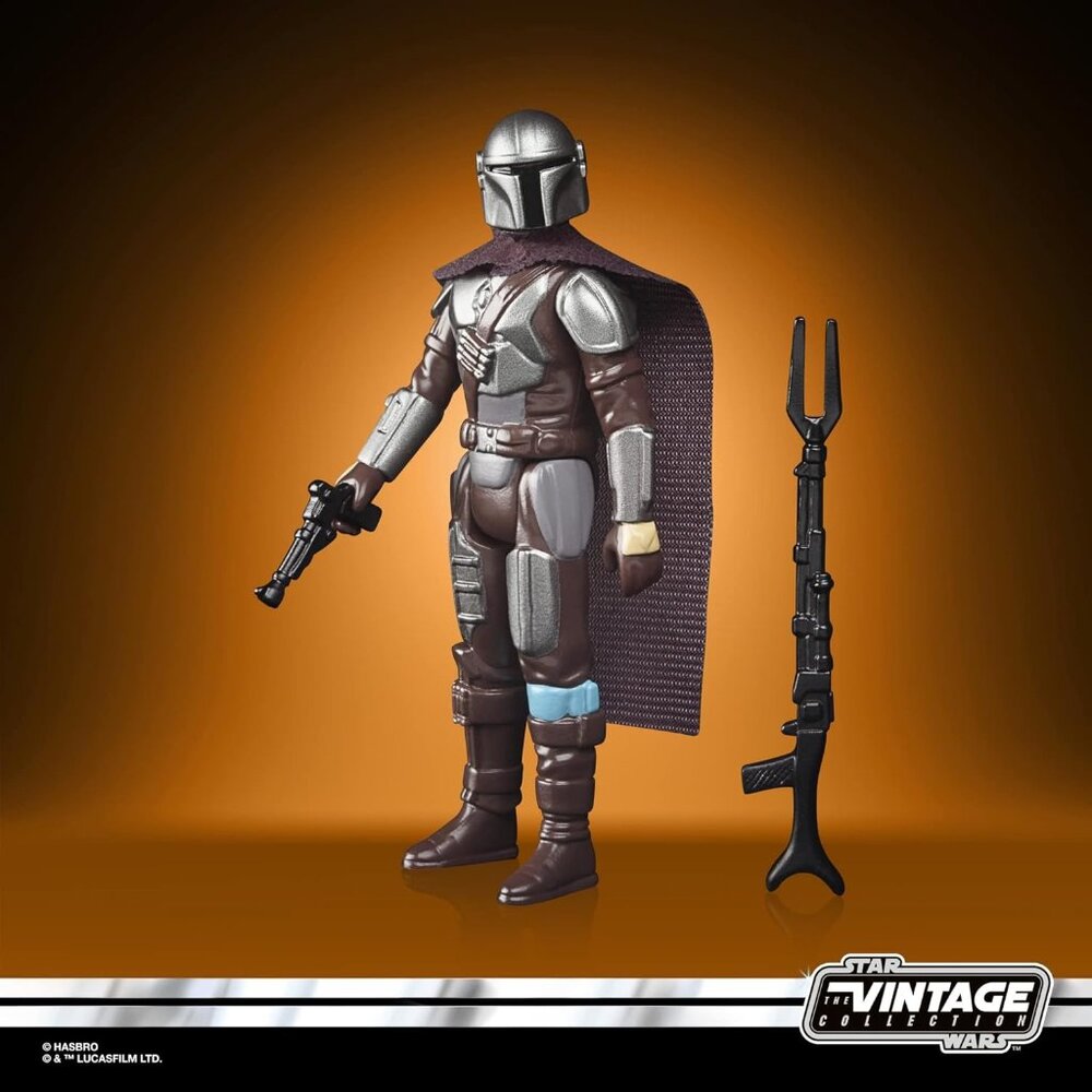 STAR WARS Kenner The Mandalorian (Beskar) Retro Collection Toy 3.75" Figure - Picture 4 of 6